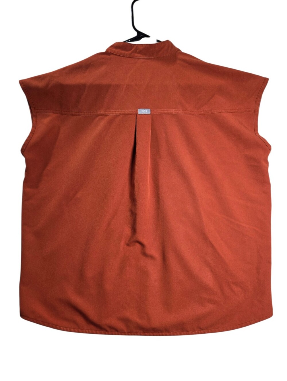 Figs Rafaella Oversized Scrub Top Burnt Orange Size Medium - Picture 2 of 12